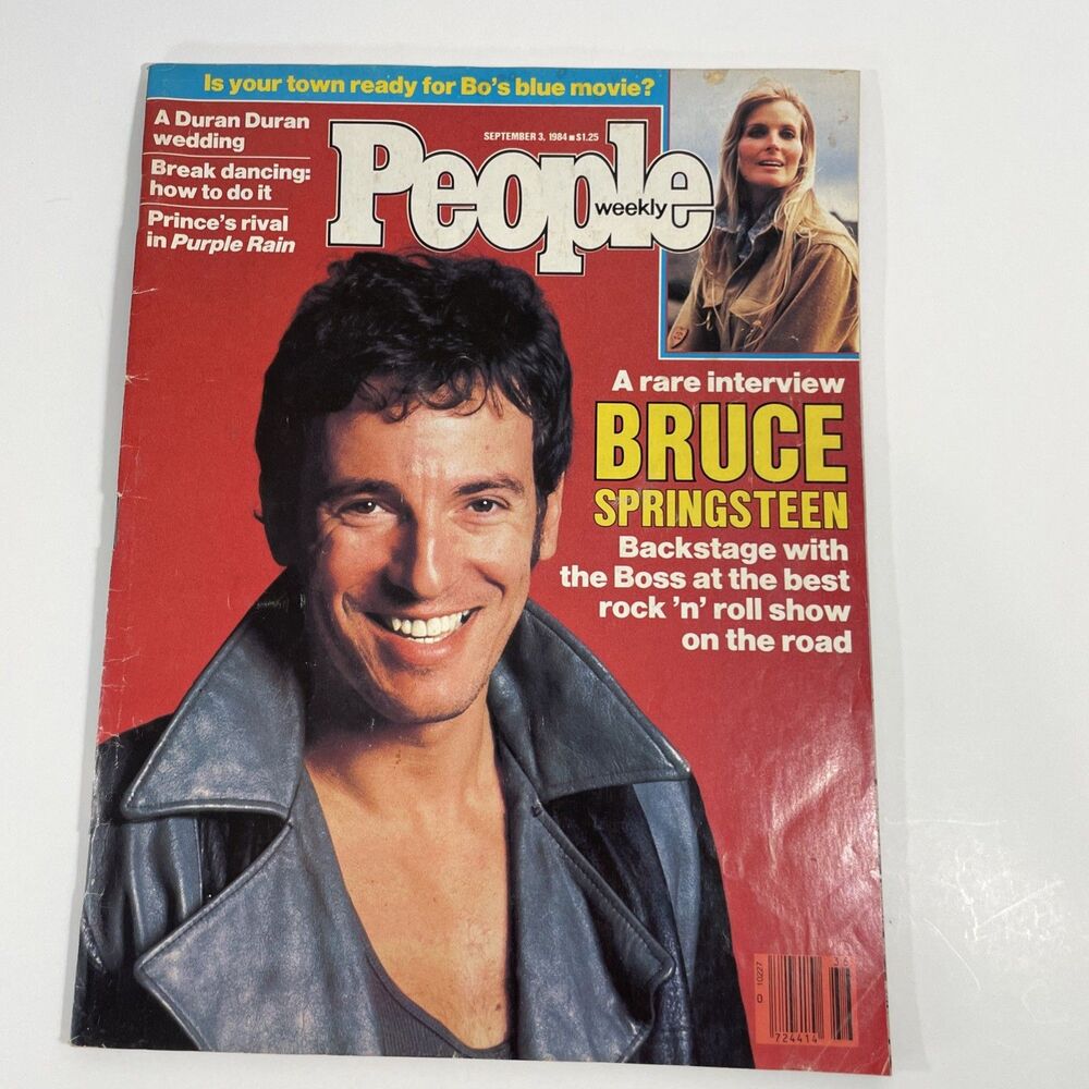 VTG People Weekly Magazine September 3 1984 Bruce Springsteen No Label